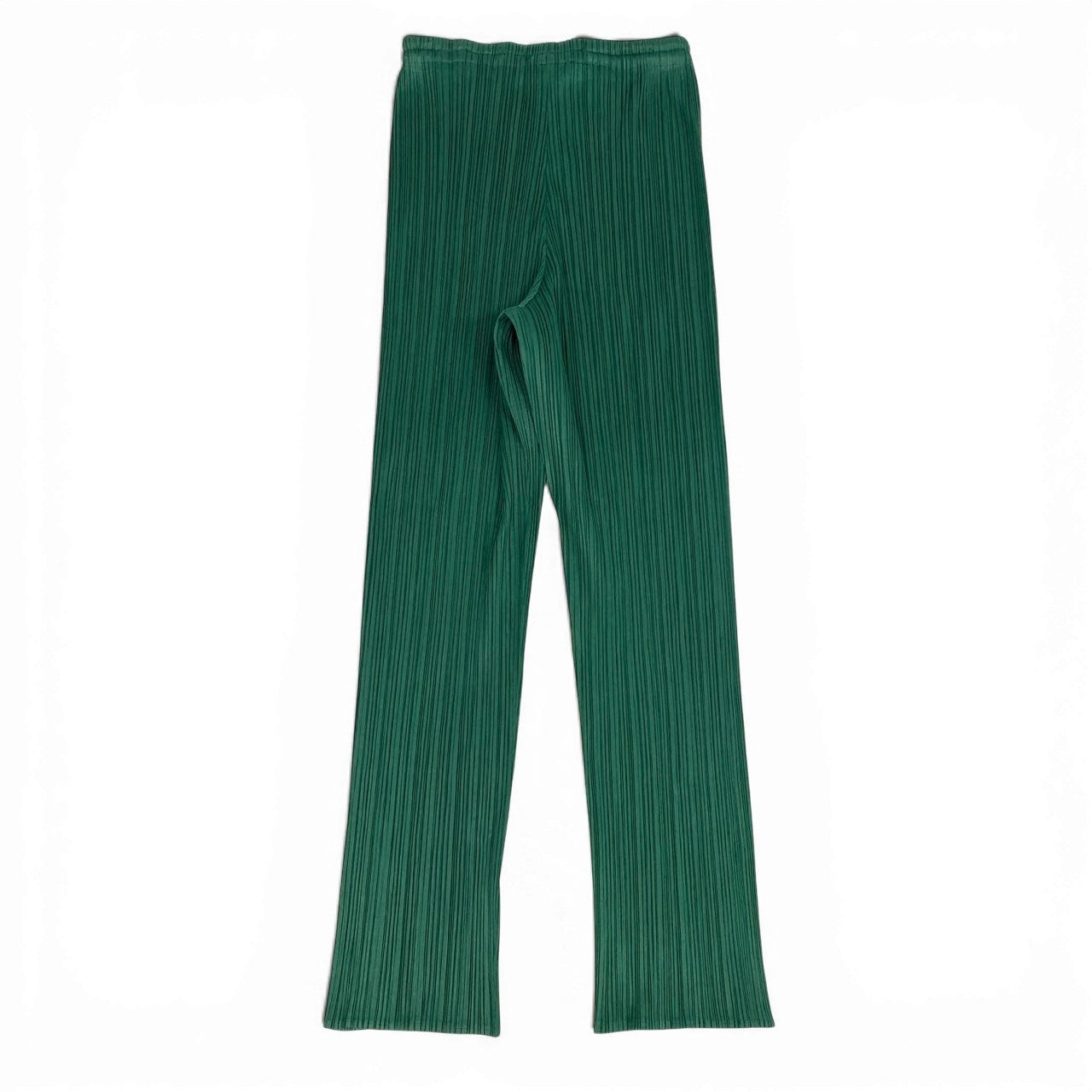Aa30 PLEATS PLEASE プリーツプリーズ プリーツパンツ スラックス ボトムパンツ PP74-JF609 2サイズ グリーン ポリエステル100％ レディース 女性用o07t