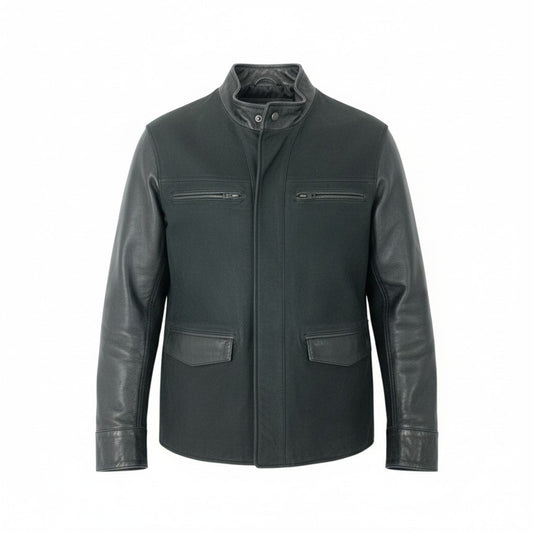 31L8 Eddie Bauer エディーバウアー 牛革 レザージャケット サイズS ブラック ブルゾン TALON ZIP Leather Jackett18r