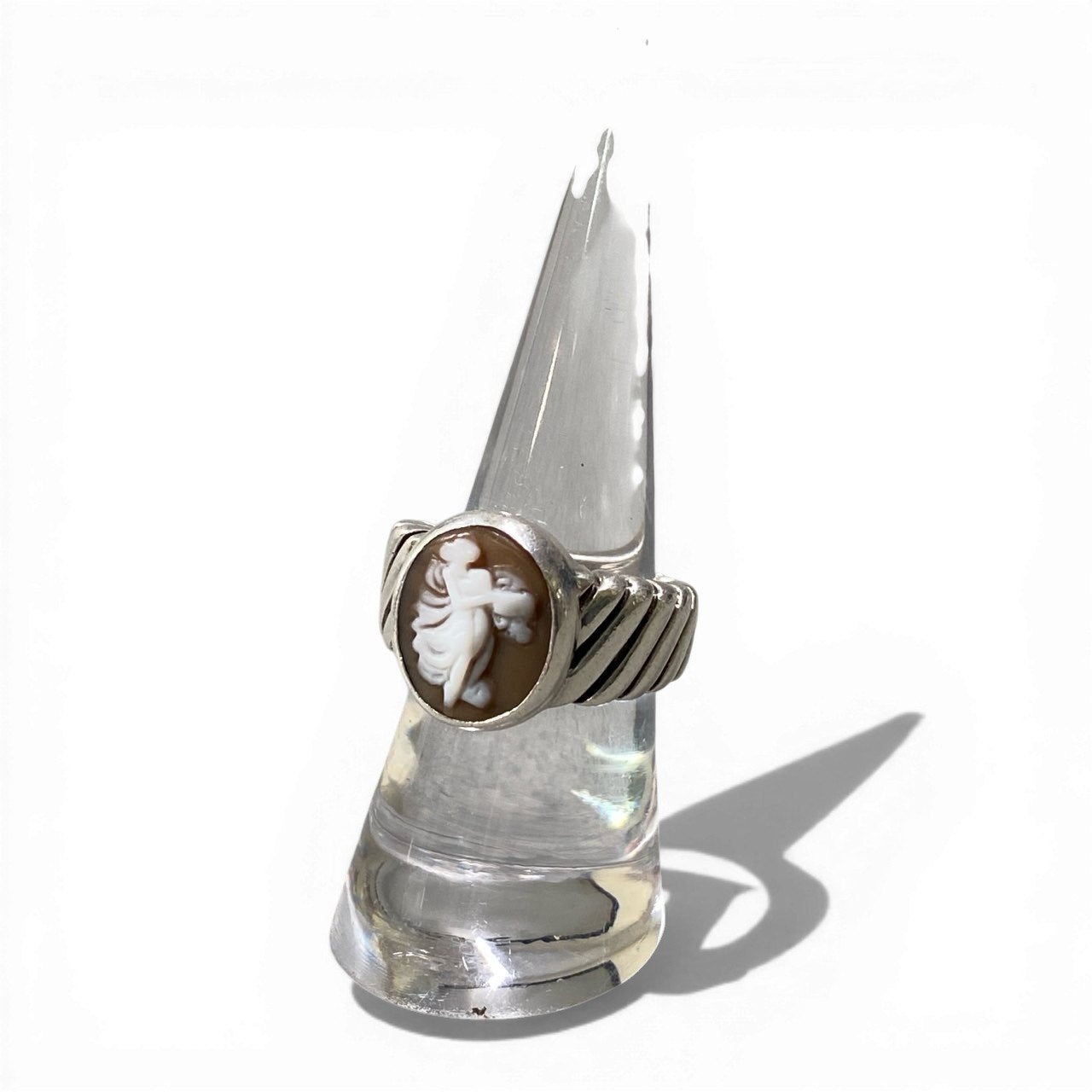 d20 Stephen Dweck スティーブン デュエック 925 カメオリング Cameo Ring 14号 シルバー 925 Silver アクセサリーt18r