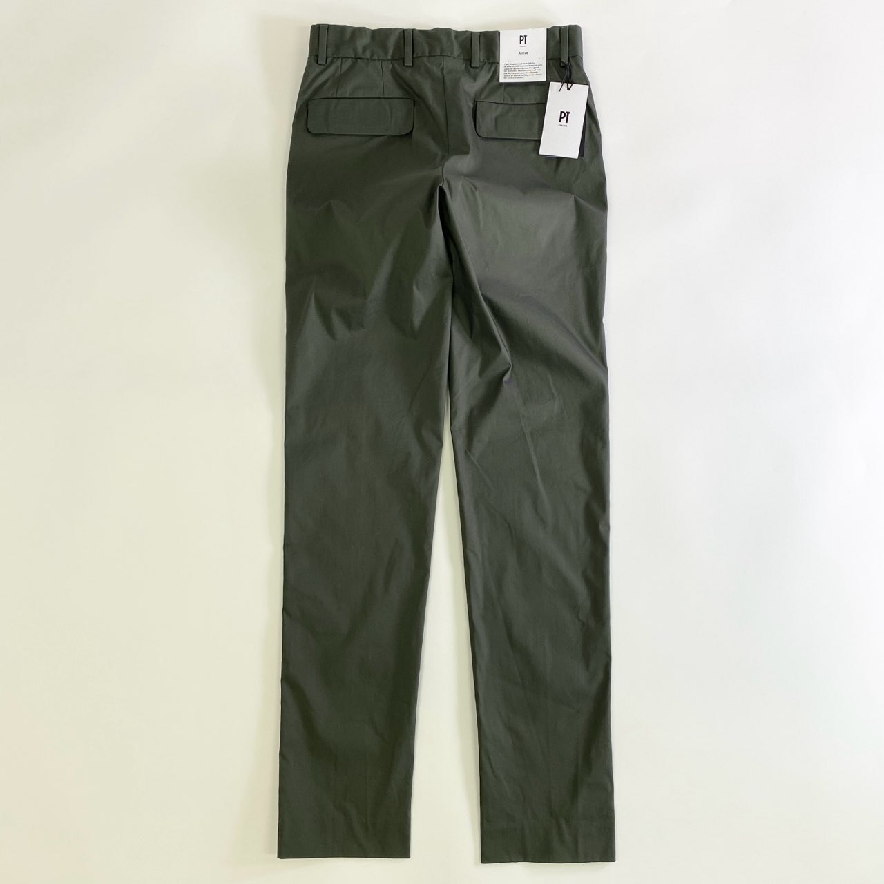 86j11 ④《未使用》 PT TORINO ピーティートリノ LAMDA Active アクティブ PANTALONES CARGO ストレッチパンツ 42 カーキ ACTIVE TECHNO タグ付