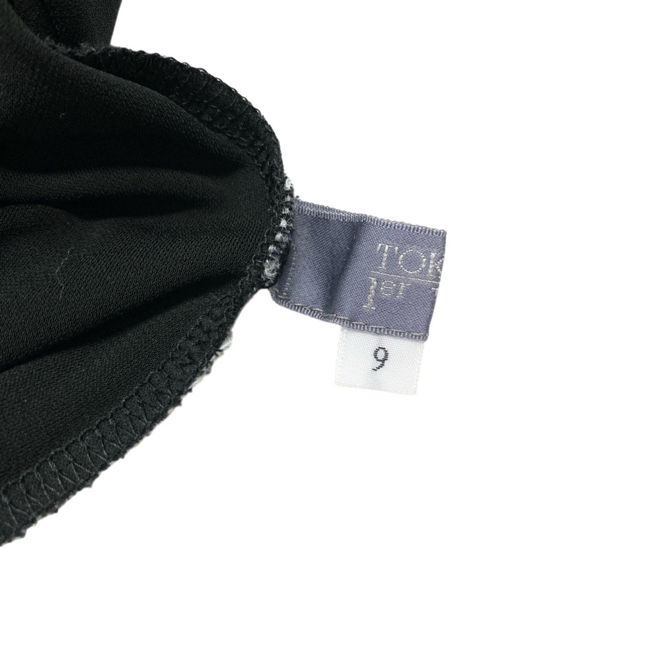 13c5 TOKUKO 1er VOL トクコプルミエヴォル バルーンワンピース ロングワンピース フレンチスリーブ フラワーモチーフ ストレッチ レディース 女性服 サイズ9 ブラックu02t