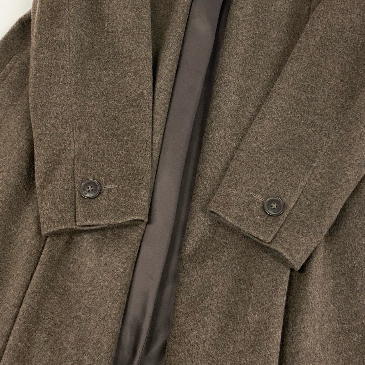 84j5《美品》 GOBI ゴビ 総カシミヤ ジャケット ハーフコート  Mサイズ ブラウン カシミア100 レディースo07t