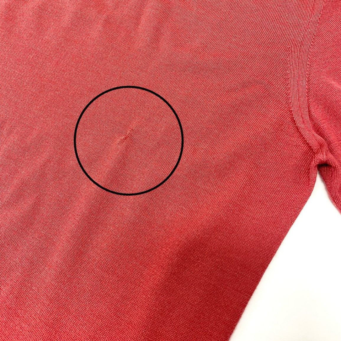 68L1 HERMES エルメス カシミヤ混紡 クルーネック ニット セーター トップス M ピンク系 カシミヤシルク メンズ イタリア製u02t