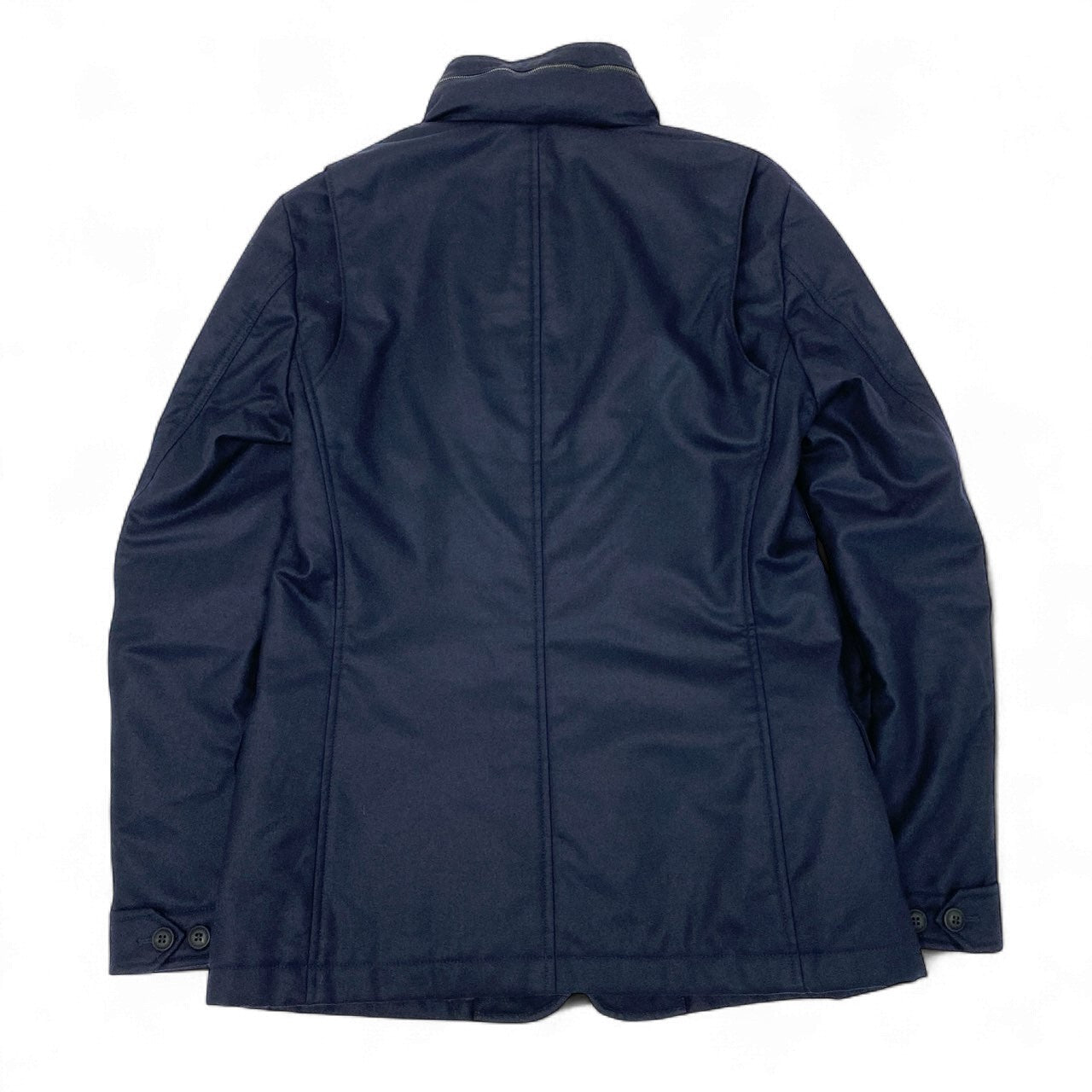 17k9 GIORGIO ARMANI ジョルジオアルマーニ カシミヤ 中綿ブルゾン ジャケット アウター イタリア製 46 S Mサイズ相当 ネイビー カシミア メンズo07t