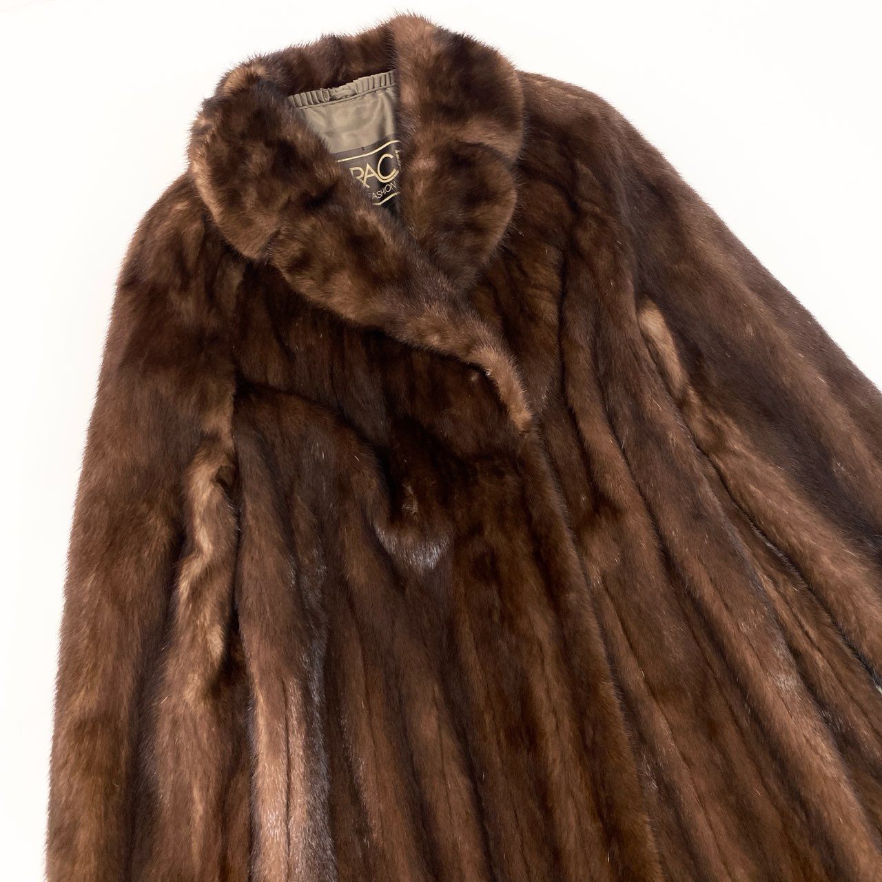 32k28 GRACE グレース デミバフミンク 着丈110cm 超ロングコート 11 ブラウン 本毛皮 MINK FUR リアルファーt18r