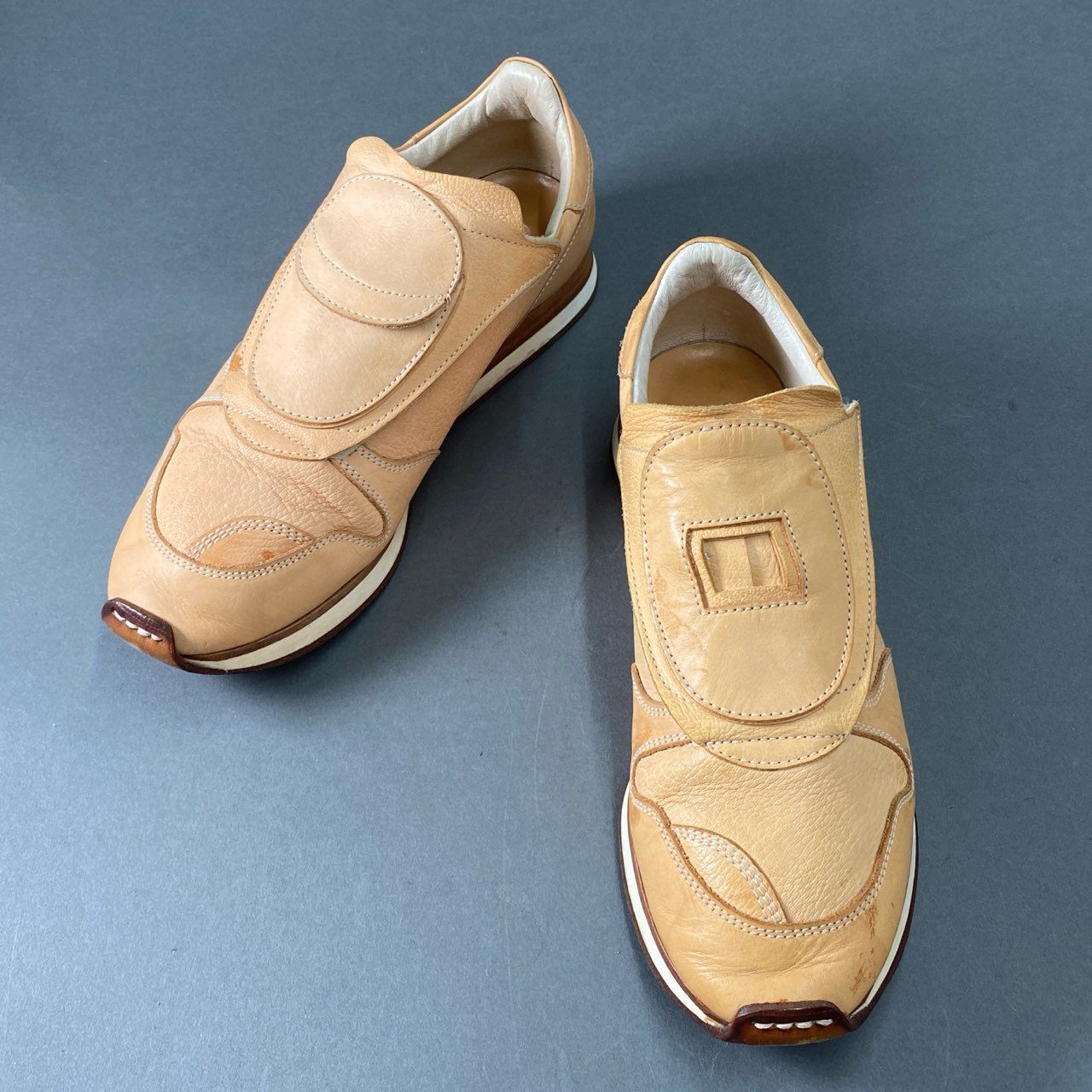 e14 Hender Scheme エンダースキーマ manual industrial products09 ローカットスニーカー シューズ mip-09 6 キャメル レザー