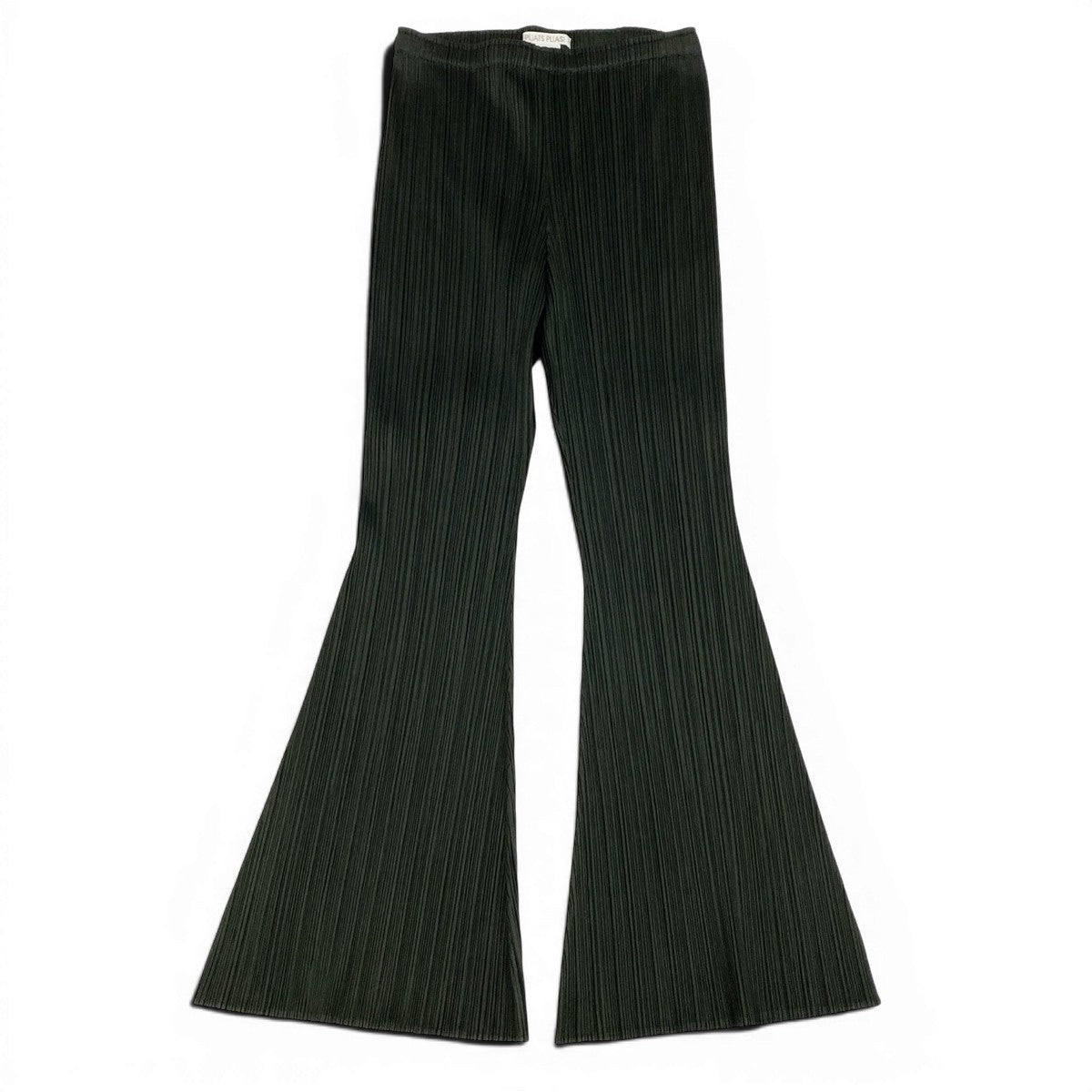 Ae14 【美品】  PLEATS PLEASE プリーツプリーズ プリーツパンツ フレアパンツ PP43-JF123 サイズ2 ブラック ポリエステル100％ レディース女性服ta1