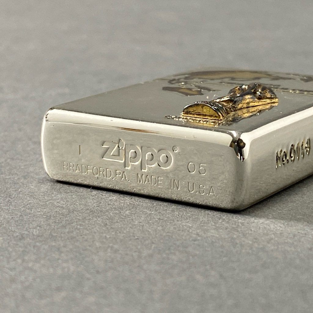 2d12 ZIPPO ジッポ USA製 2006 FIFA WORLD CUP ライター 2005年9月製 サッカー W杯 ワールドカップ GERMANY ドイツ 記念品 シルバー