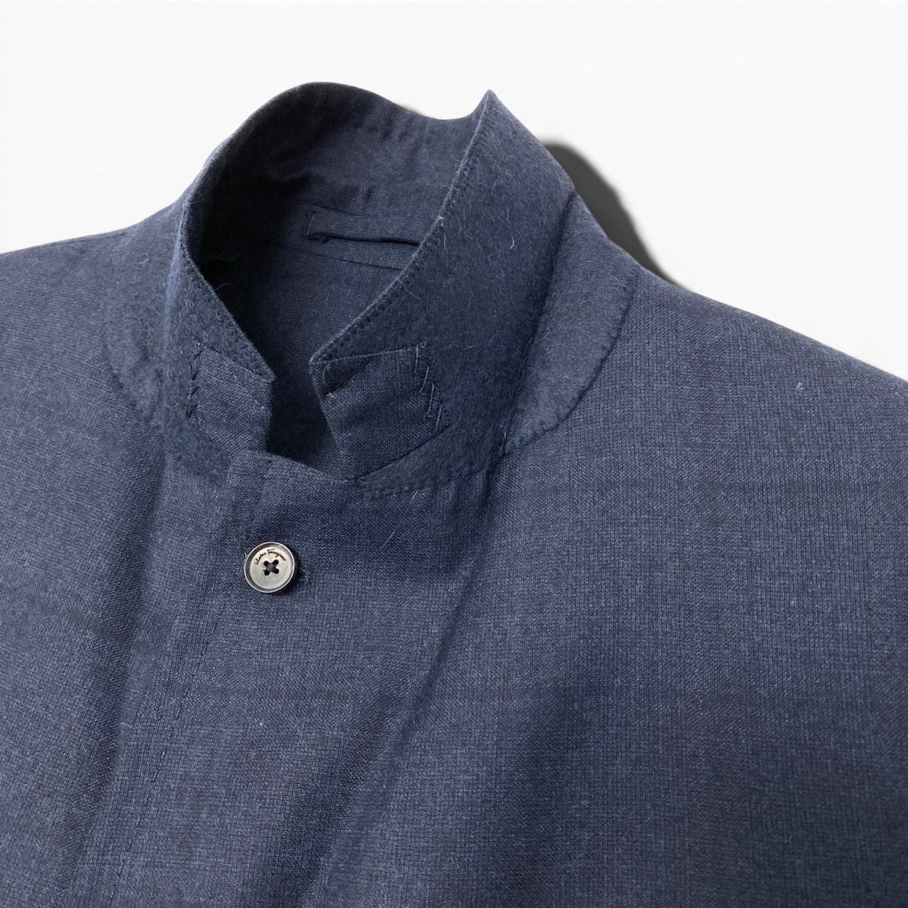 88g20 【美品】 Salvatore Ferragamo サルヴァトーレフェラガモ セットアップ シングルスーツ 2B チェック柄 サイズ52-7R ネイビー バージンウール100％ メンズ 紳士服u02t