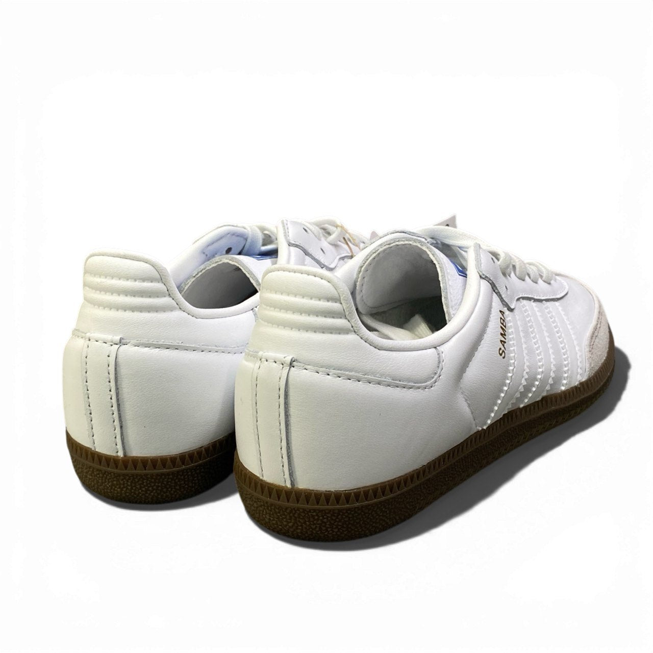 1b23【未使用タグ付】 adidas アディダス SAMBA OG サンバ オリジナルス ローカットスニーカー レザーシューズ レディース 女性靴 IE3439 22cm ホワイトu02t