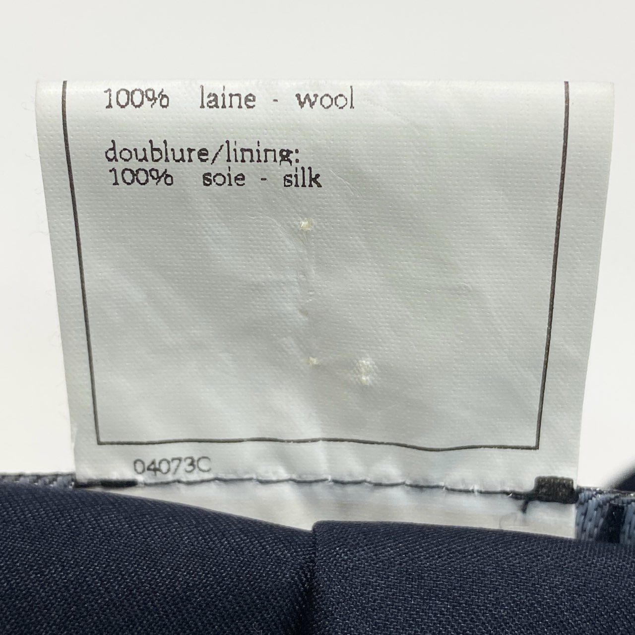 Cb16 Vintage CHANEL シャネル 1996 ロングジャケット テーラードジャケット ココマークボタン P06370 42 ダークネイビー ウール レディースu02t