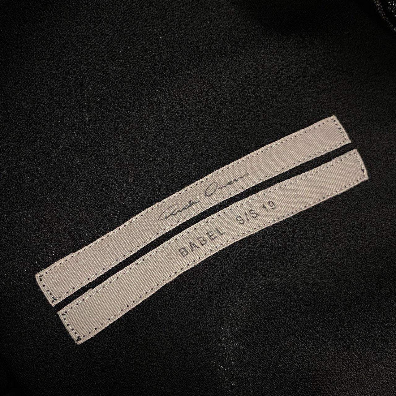 31i8 《美品》 Rick Owens リックオウエンス BABEL collection サルエルパンツ イージーパンツ RP19S6308 38 ブラック レディース 19ssu02t