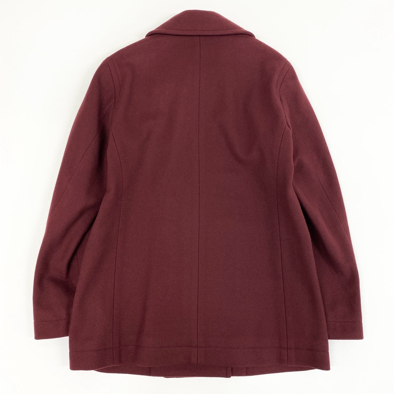51f3 【新品タグ付き】 LACOSTE ラコステ Pコート ピーコート ウールコート アウター サイズ40 ボルドー レディース 日本製