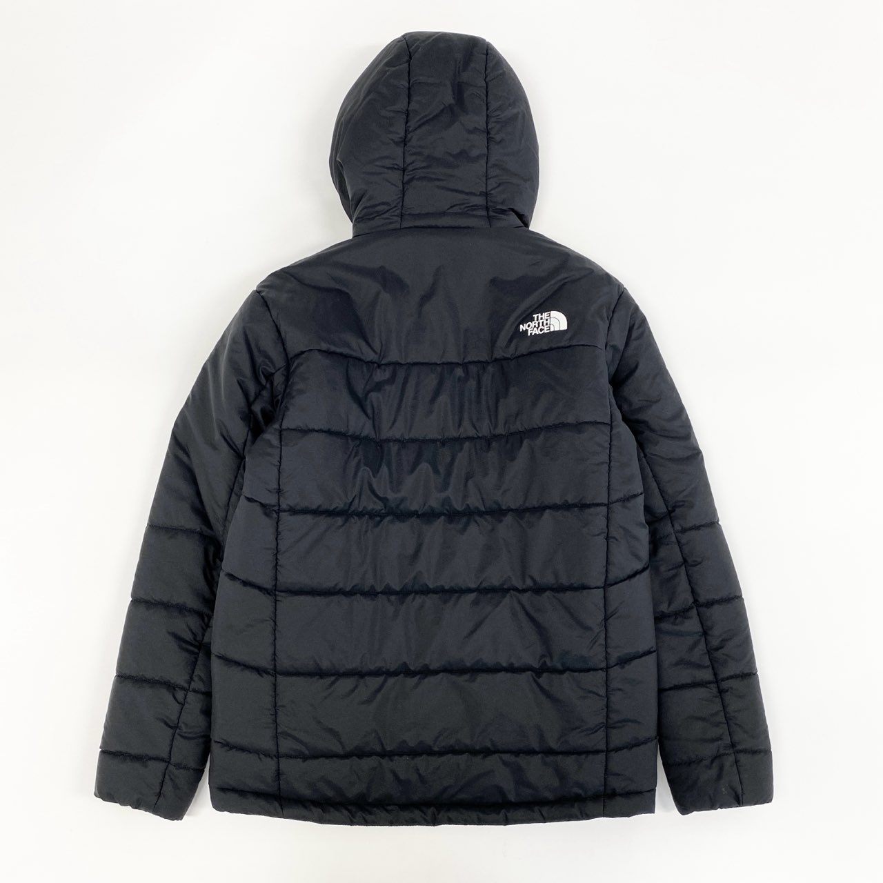29g28 THE NORTH FACE ザノースフェイス Reversible Anytime Insulated Hoodie リバーシブル エニタイムジャケット NY82180 Sサイズ ブラック ナイロン メンズ