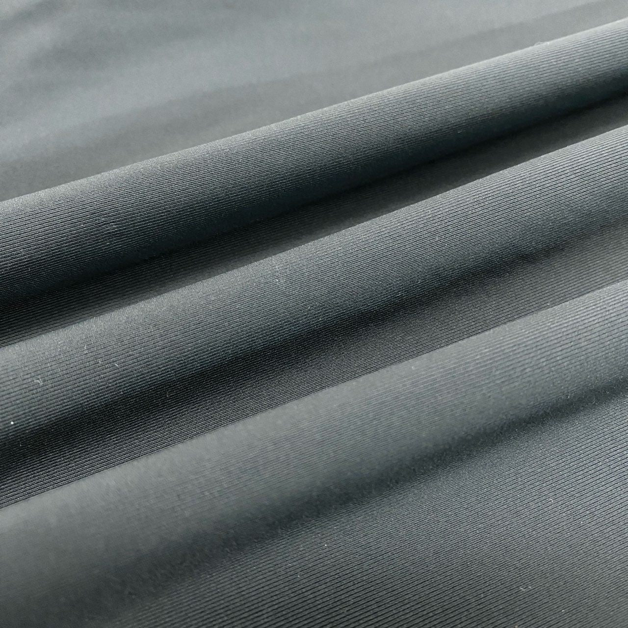 Eb10 【美品】MOSCHINO モスキーノ ストレッチロングスリーブTシャツ スクエアネック エンボスロゴ 44サイズ グレー レディース 女性用u02t