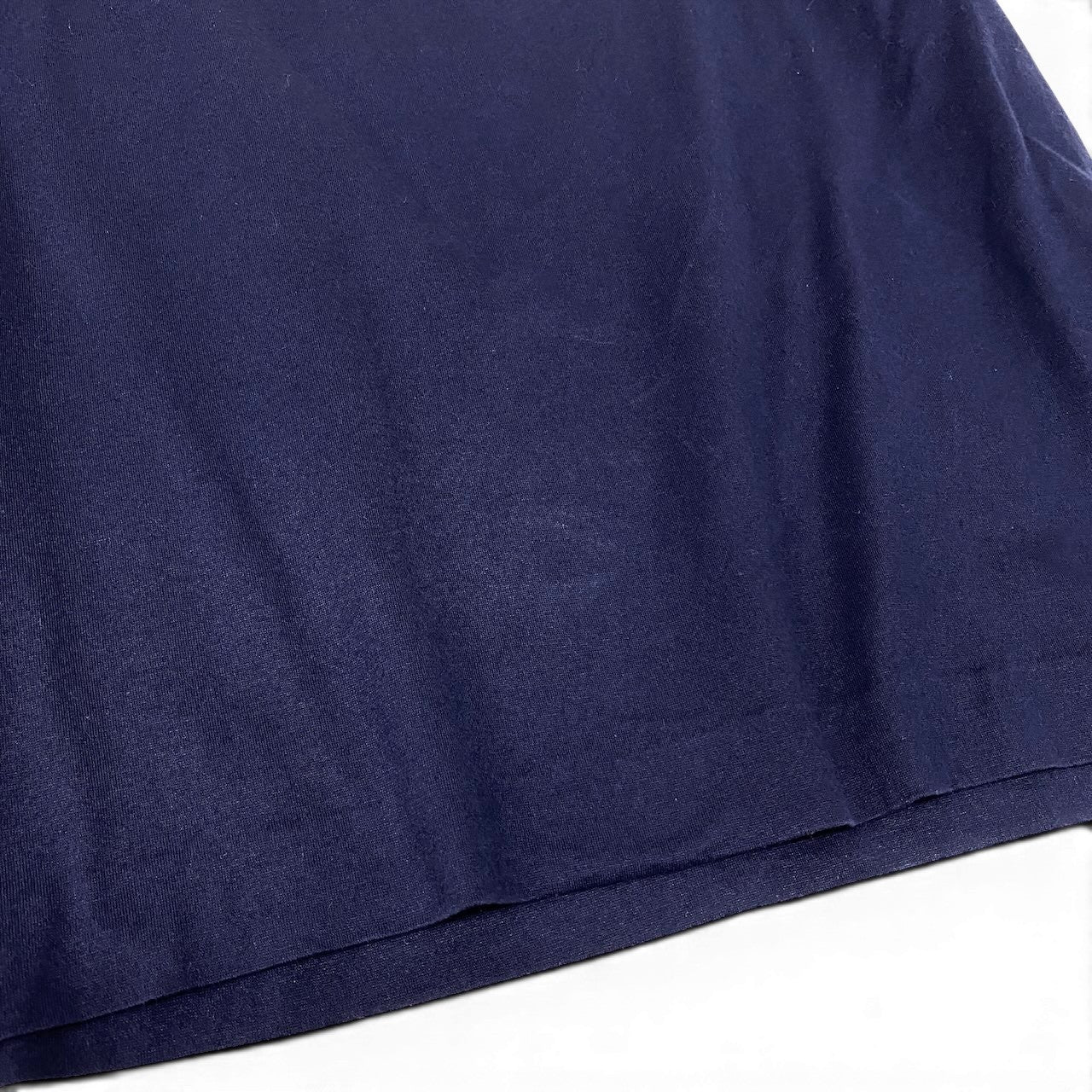 If26 YVES SAINTLAURENT イヴサンローラン 半袖カットソー ラインストーン ブランドロゴ コットンシャツ Tシャツ レディース 女性用 WN73-267 M ネイビー 綿100％u02t