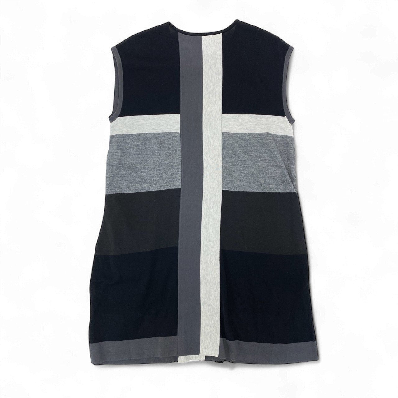 71k20 TOKUKO 1er VOL トクコプルミエヴォル ノースリーブ ニットカーディガン ロングカーディガン 刺繍 くるみボタン レディース 女性用 9 マルチカラー コットンリネンu02t