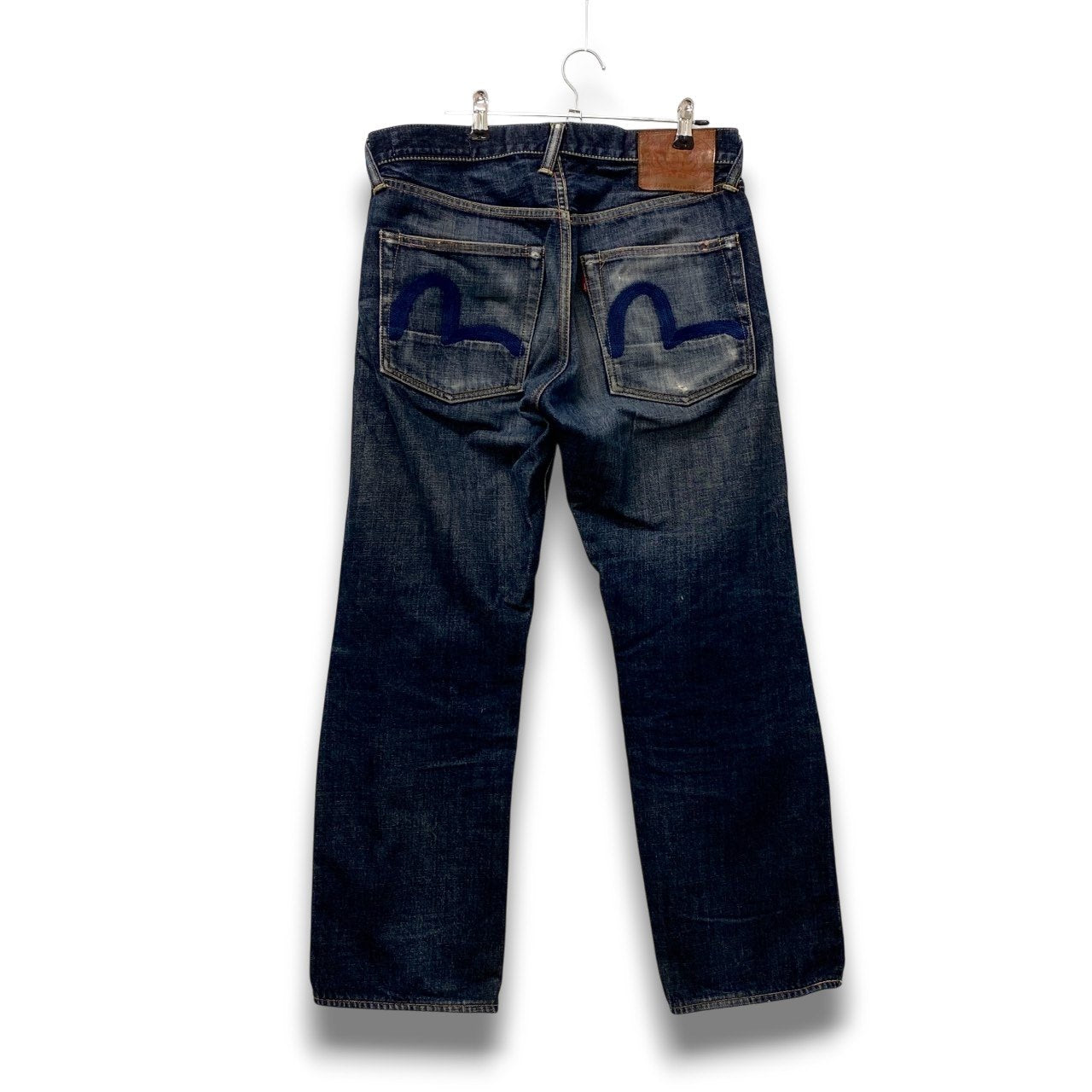 5c6 EVISU エヴィス No.2 カモメ デニムパンツ サイズ32 インディゴ ブルー ジーンズ DENIM PANTSt18r