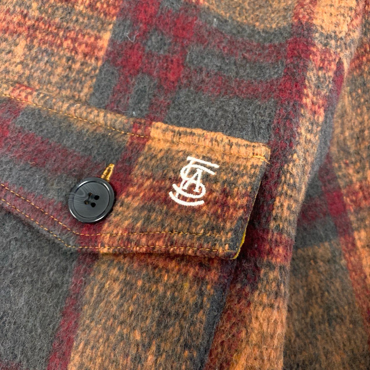 32a29【美品】WIND AND SEA ウィンダンシー 23AW SHAGGY PLAID CPO SHIRT JAKET チェックシャツジャケット WDS-O-FAL-24-Q1-JK-08 Mサイズ マルチカラー メンズo07t