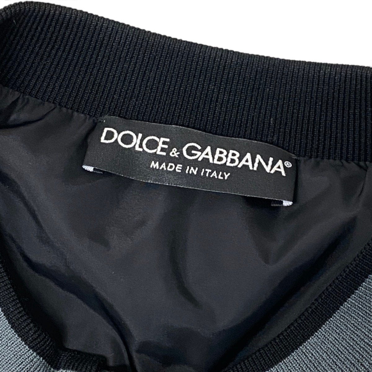 i13 DOLCE&GABBANA ドルチェアンドガッバーナ 2017/18 ランウェイ着 ボンバージャケット Runway Dog Knight Embroidery Bomber Jacket Black Size44t18r