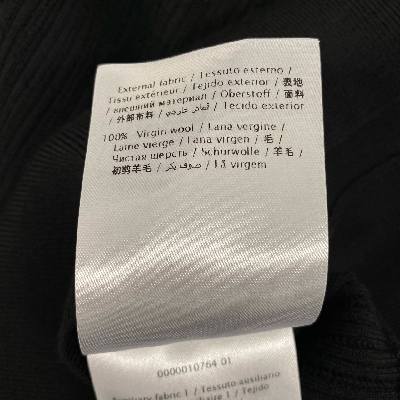 59b22 VALENTINO ヴァレンティノ ノースリーブ ニットカットソー リブニット レース装飾 レディース 女性服 イタリア製 M ブラック ウール100％u02t