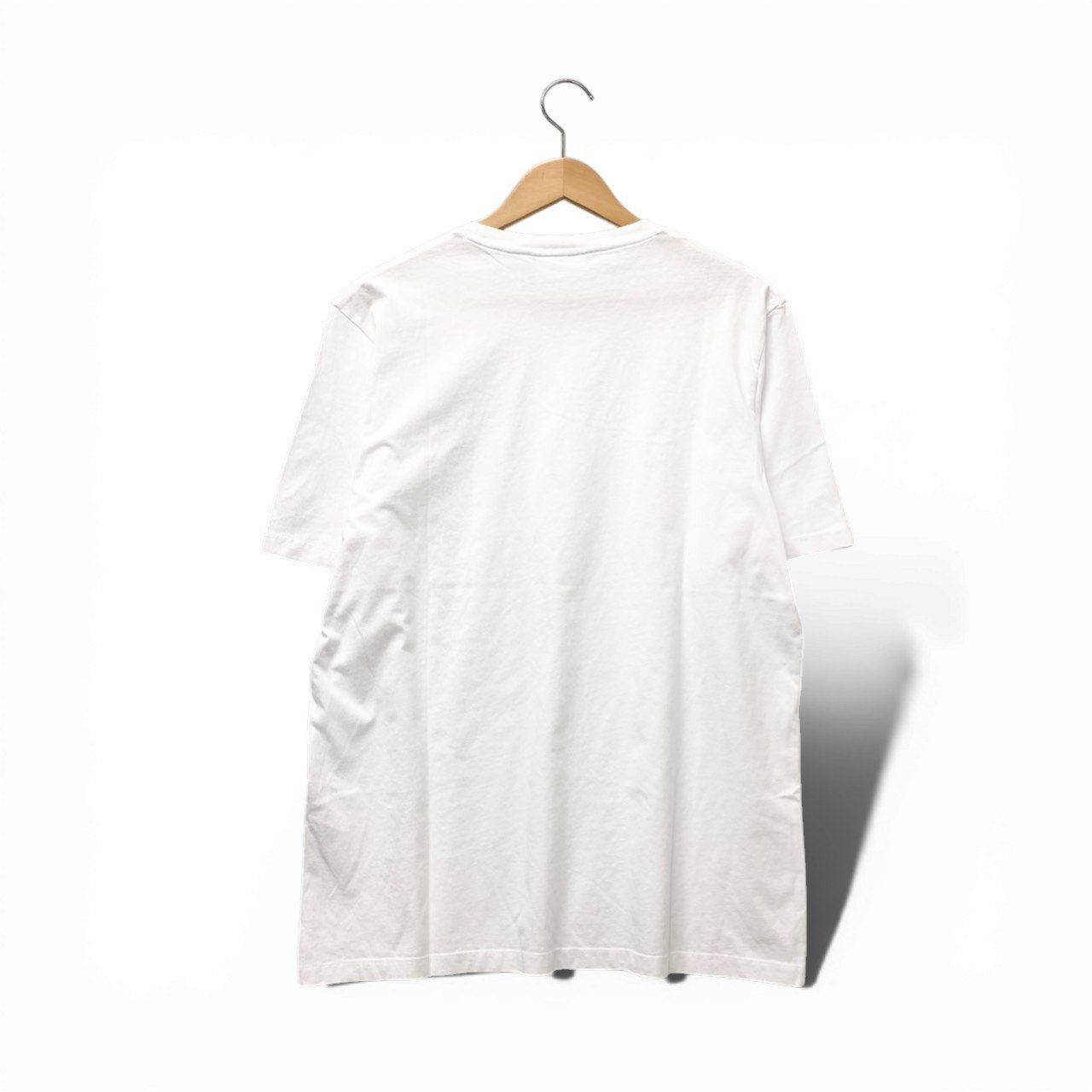 75c13 《美品》 MAISON KITSUNE メゾンキツネ フォックスヘッド 半袖Tシャツ カットソー トップス L ホワイト コットン メンズu02t