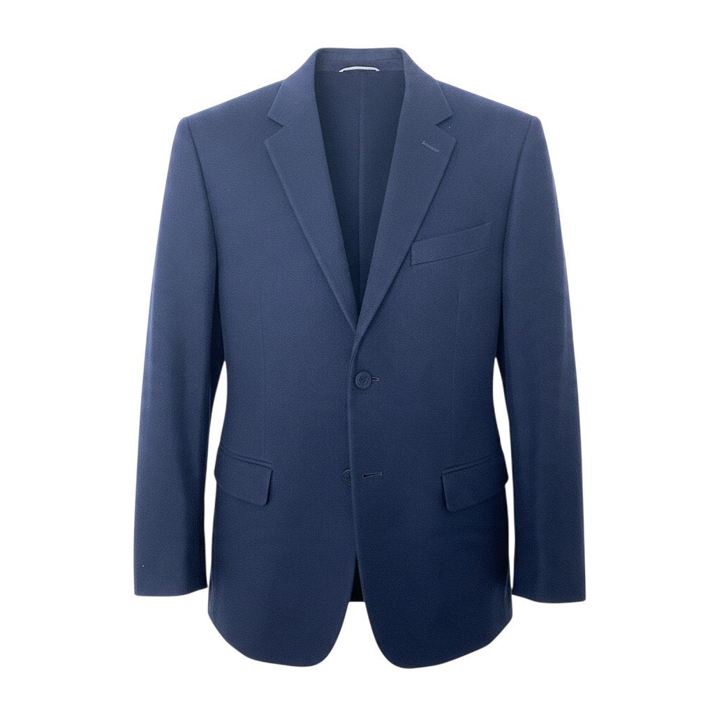43j16 【極美品】 DIOR HOMME ディオールオム カシミヤジャケット テーラードジャケット シングル 2B サイズ48 ネイビー カシミヤ100％ メンズu02t