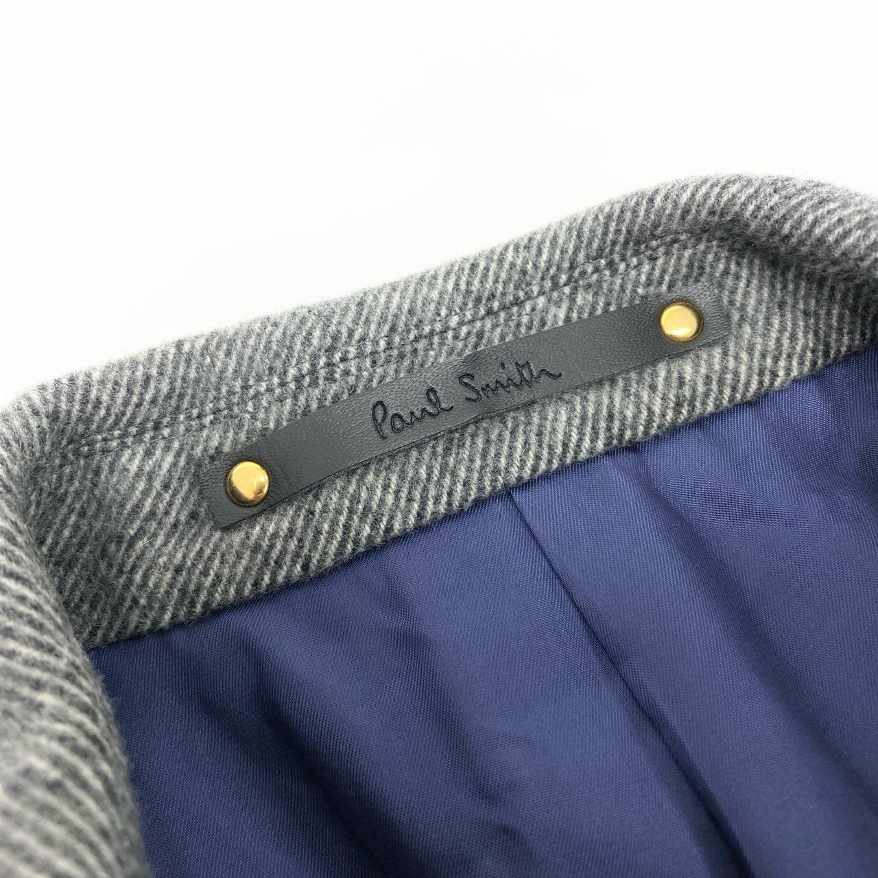 67L1 Paul Smith ポールスミス チェスターコート ロングコート 比翼ボタン ウールカシミヤ メンズ 紳士服 PF-IS-80322 M2 グレーu02t