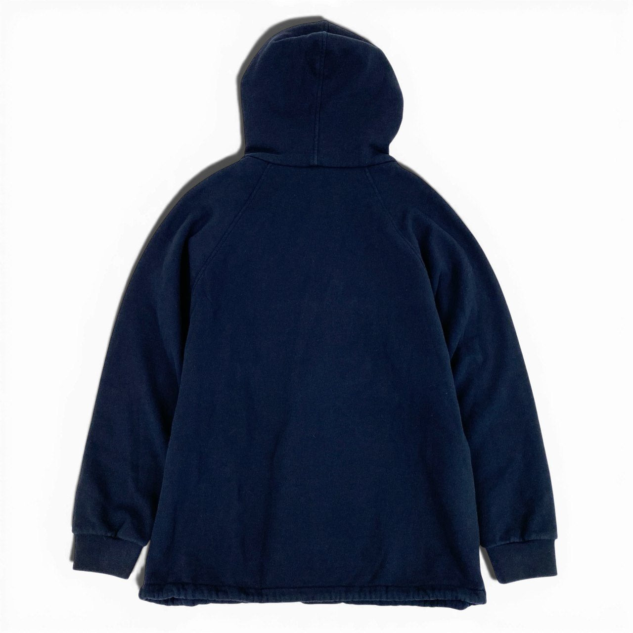 10a13 GUCCI グッチ ハーフジップ スウェットパーカー 長袖 フロントロゴ GGマーク シェリーライン イタリア製 メンズ 紳士服 XS ネイビー コットン100％o07t