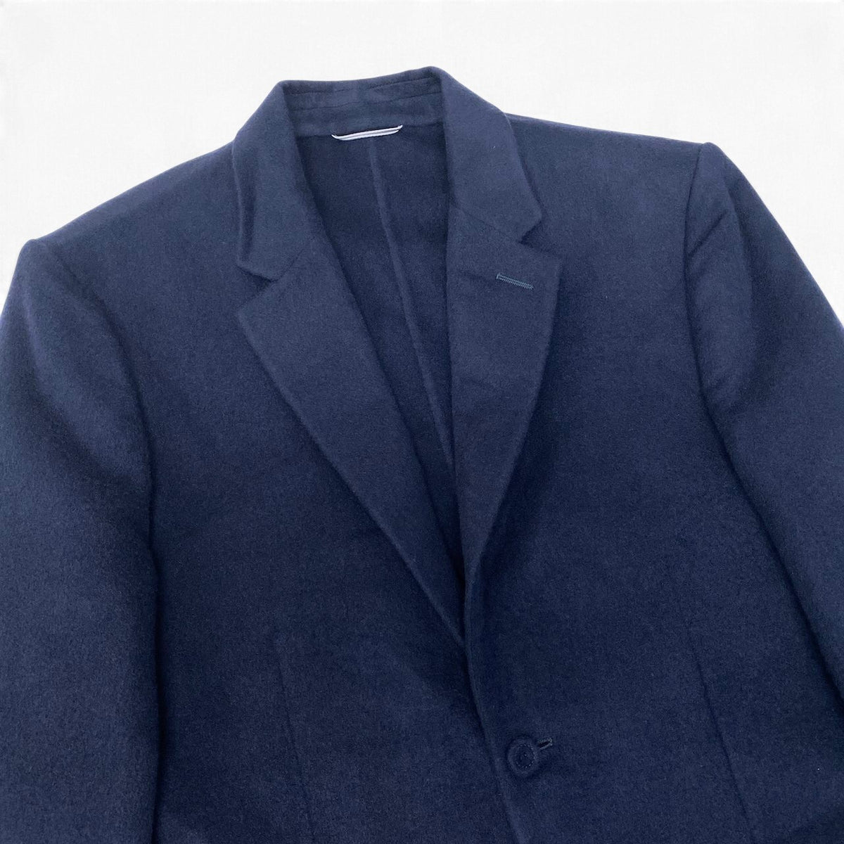 43j16 【極美品】 DIOR HOMME ディオールオム カシミヤジャケット テーラードジャケット シングル 2B サイズ48 ネイビー カシミヤ100％ メンズu02t