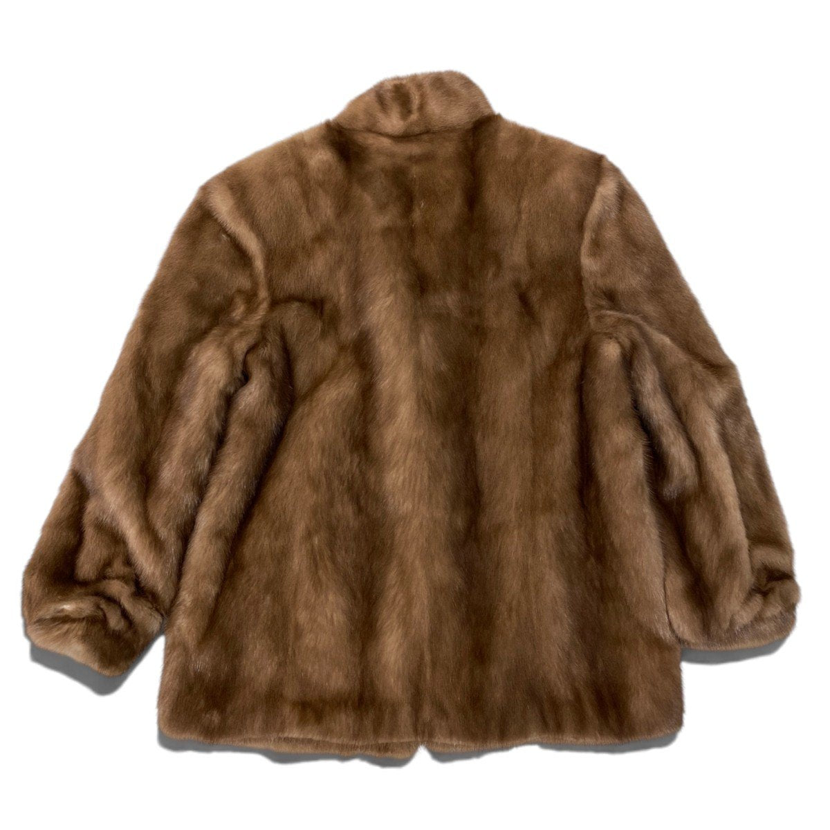 26h19 ELEGANCE FUR パステルミンク ミンクコート 毛皮コート 9 ライトブラウン ミンクファー Mink Fur Coatu02t
