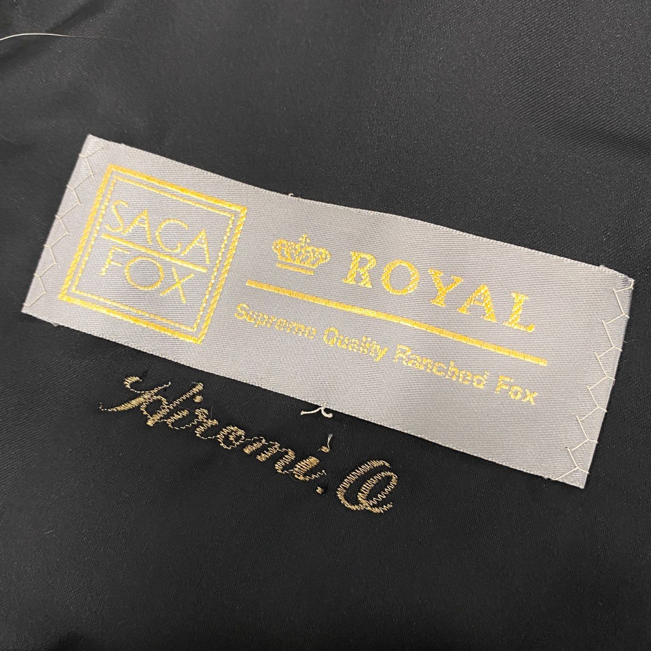 71k20 SAGA FOX ROYAL サガフォックス ロイヤル シルバーフォックス コート F 最高級本毛皮 FOX FUR COAT リアルファーt18r