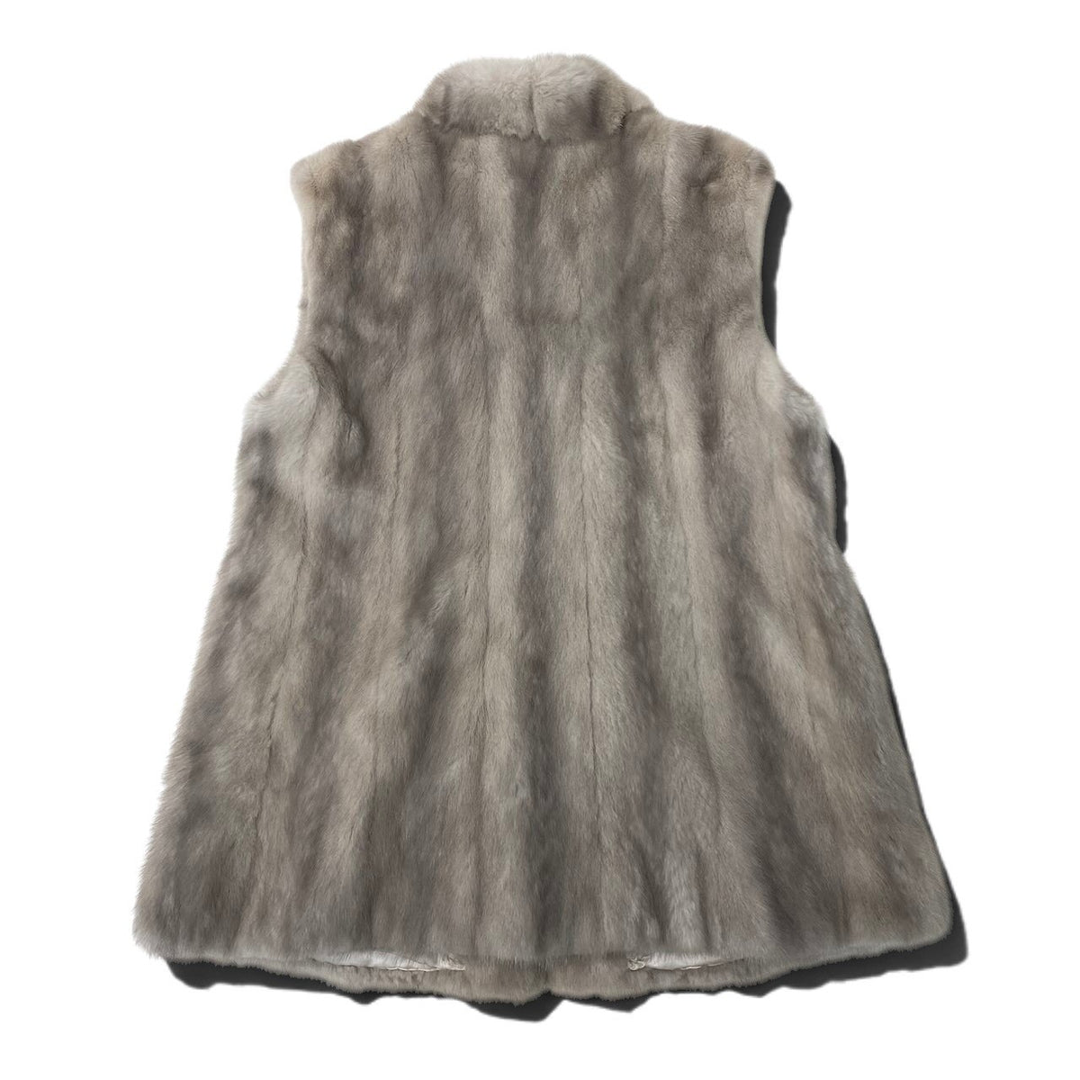 58i20 Moon Bat Fur サファイアミンク ファーベスト サイズ13 シルバーグレー 本毛皮 Sapphire Mink Fur Vest リアルファーt18r