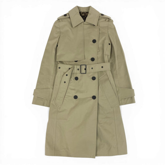 Ic31 《未使用品》 LOUIS VUITTON ルイヴィトン 裏地モノグラム トレンチコート Monogram Lining Trench Coat サイズ34 ベージュ タグ付t18r