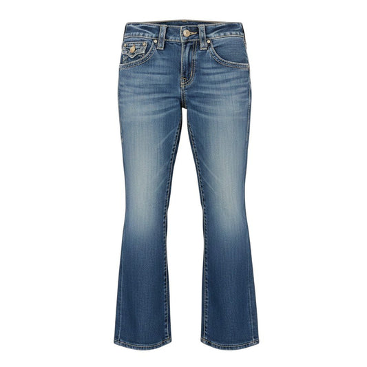 55d30 TRUE RELIGION トゥルーレリジョン 米国製 JOEY BIG T フレアデニム ブーツカット ラインストーン SEAT34 インディゴ コットン100％ メンズ 紳士服u02t