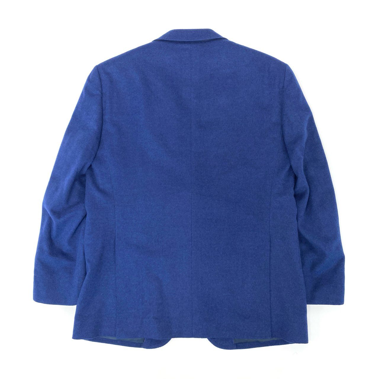 66l1 《美品》 mila schon ミラショーン カシミヤジャケット テーラードジャケット 2B メンズ 紳士服 ブルー カシミア100％u02t