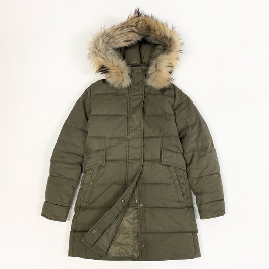 9j6 PYRENEX ピレネックス GRENOBLE JACKET グルノーブル ジャケット ダウンジャケット コート 36 S相当 カーキ オリーブ レディースo07t