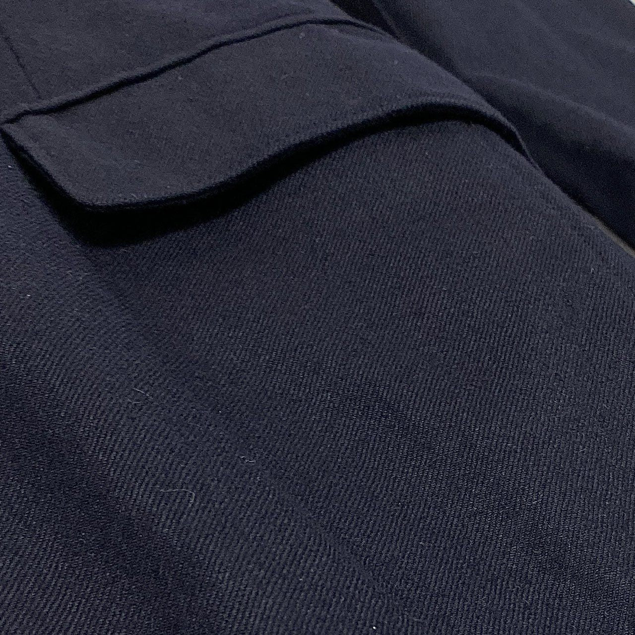 17k9 GIORGIO ARMANI ジョルジオアルマーニ カシミヤ 中綿ブルゾン ジャケット アウター イタリア製 46 S Mサイズ相当 ネイビー カシミア メンズo07t