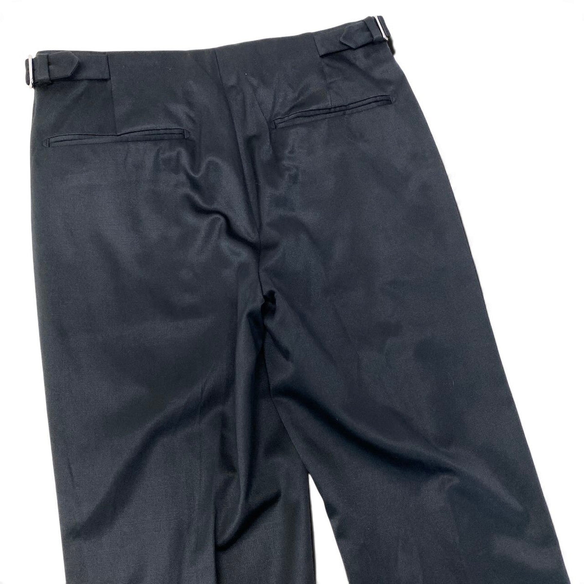21j15 【未使用】 DIOR HOMME ディオール オム サイドライン スラックスパンツ ストレッチ 933C704S4902 サイズ44C ブラック メンズ フォーマルu02t