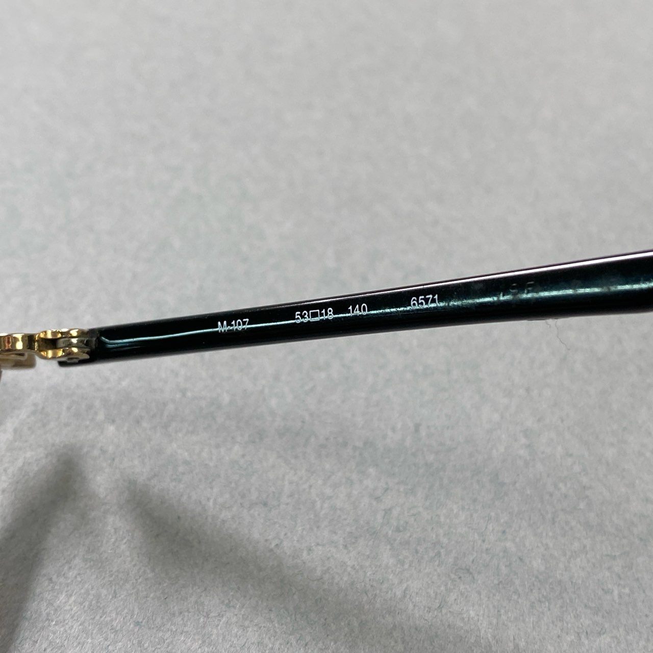i13 999.9 フォーナインズ アスタリスクライン 眼鏡 メガネ M-107 53□18 140 6571 アンバーデミ ゴールド 最上級モデル アイウェアt18r