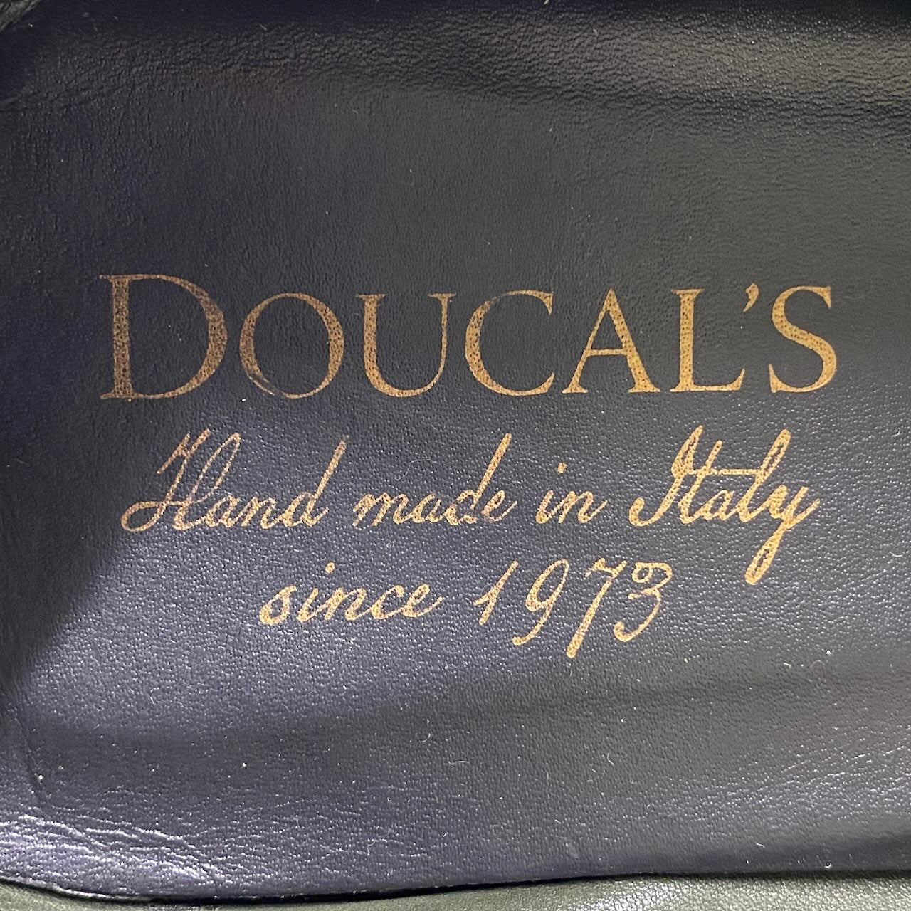 1f10 DOUCAL`S デュカルス ドンカルズ スウェードレザー ローファー 31607 サイズ43 ダークグリーン メンズ 紳士靴u02t