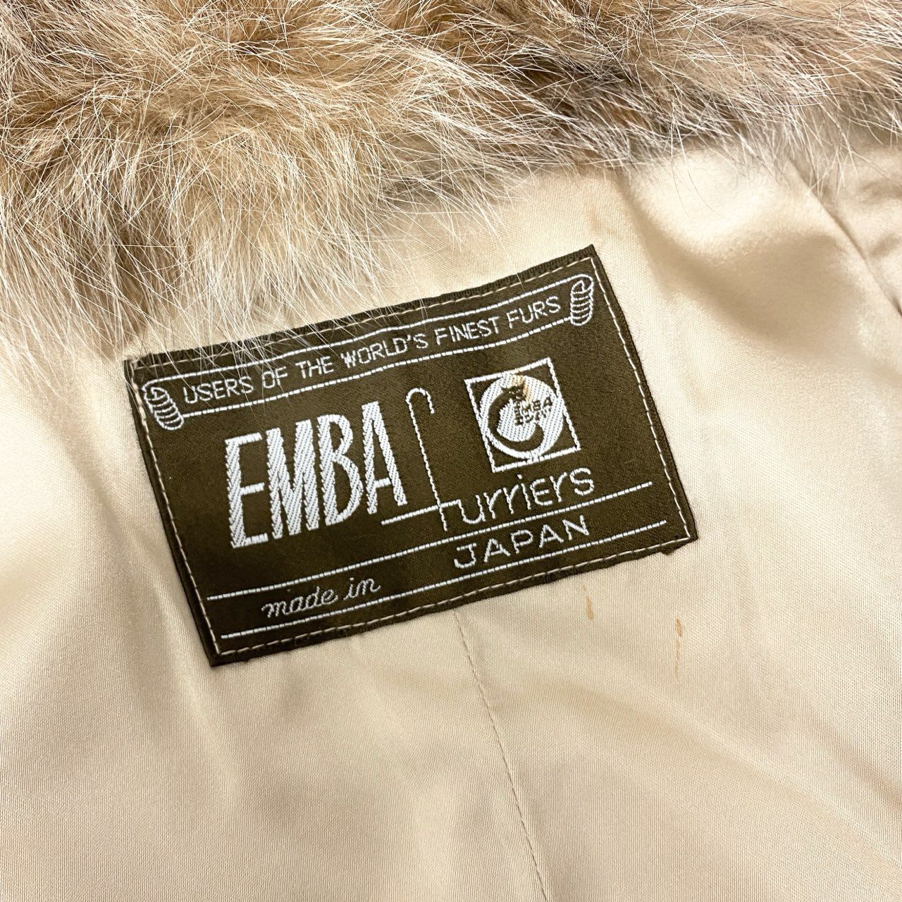 67a24 《超希少》 EMBA エンバ リンクスキャット 超ロングコート サイズF 最高級本毛皮 Lynx Cat Long Coat ボブキャット Bobcatt18r