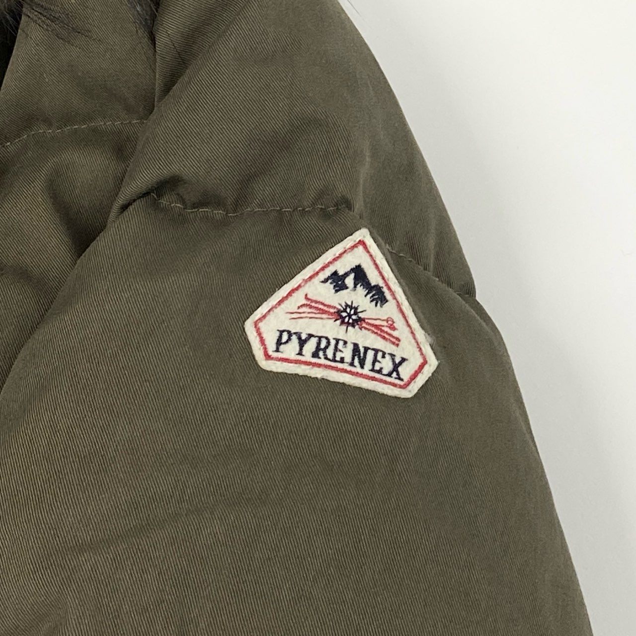 9j6 PYRENEX ピレネックス GRENOBLE JACKET グルノーブル ジャケット ダウンジャケット コート 36 S相当 カーキ オリーブ レディースo07t