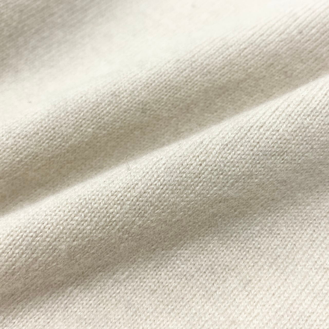 E BRUNELLO CUCINELLI ブルネロクチネリ ロングスリーブカシミヤニット ニットセーター ビーズボーダー トップス XSサイズ アイボリー グレー カシミヤ100％ メンズ 男性用nu1