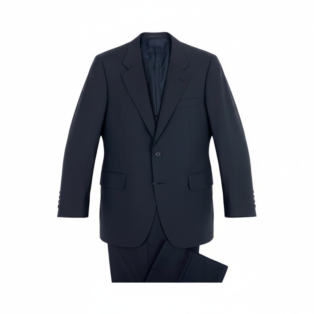 36l24 BURBERRY バーバリー スーツセットアップ  テーラードジャケット シングルジャケット スラックス  BB5サイズ ネイビー メンズo07t