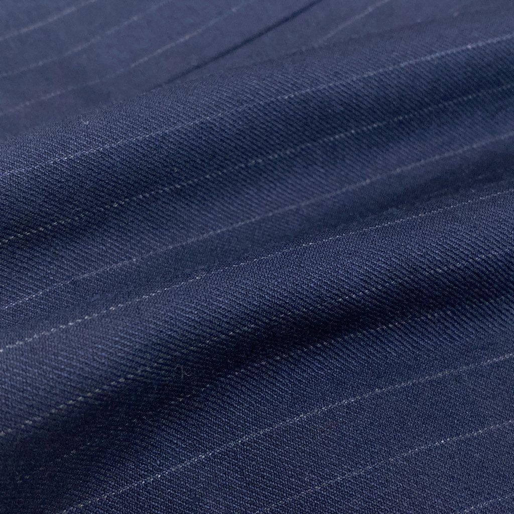 54l28 POLO RALPH LAUREN ポロラルフローレン PERFORMANCE SUIT テーラードジャケット アンコンジャケット ストライプ柄 シングル 2B メンズ 紳士服 大きいサイズ XL ネイビー ウール100％o07t