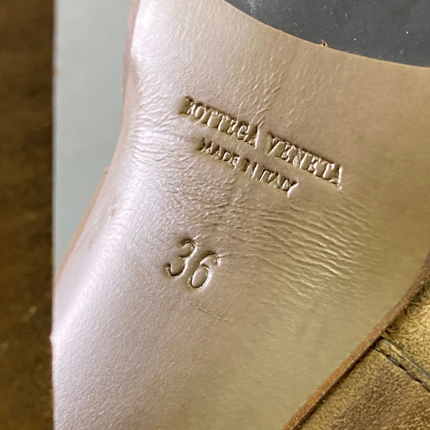 2a22 BOTTEGA VENETA ボッテガ ヴェネタ レースアップ スエードレザー ロングブーツ 36 ブラウン Leather イタリア製 シューズ