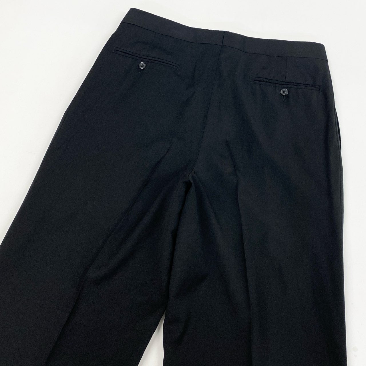 9L19 Ermenegildo Zegna エルメネジルドゼニア セットアップ タキシード スーツ ジャケット ボトム 50サイズ ブラック メンズo07t