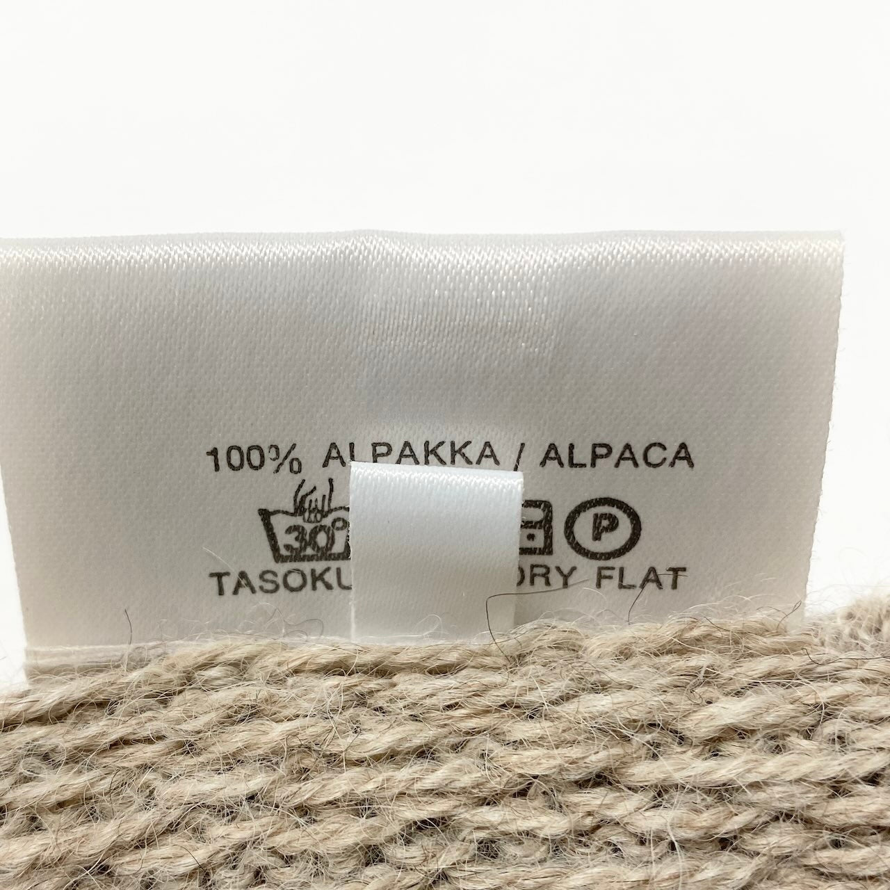 29e7 Kaislakerttu カイスラケルットゥ フィンランド製 ハンドメイド ニットセーター 長袖 総柄 マルチカラー アルパカ100％ メンズ 紳士服u02t