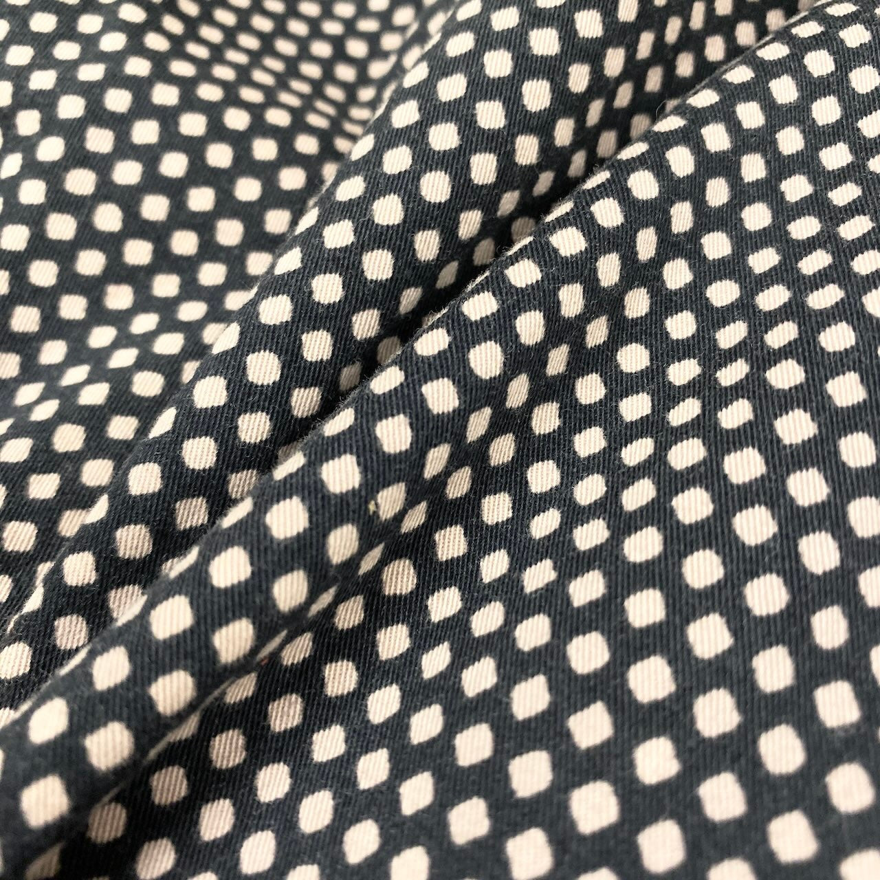 15c24 Christian Dior クリスチャンディオール 半袖ドレスワンピース  ポルカドット 膝丈 ポケットドレープデザイン 2C21656C1385 ブラック アイボリー レディース 女性用u02t